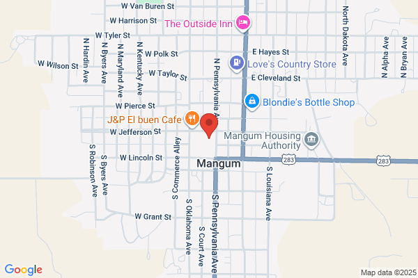 U S Government, Mangum, Post Office