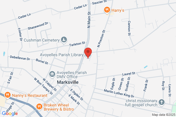 Avoyelles Parish of, Library
