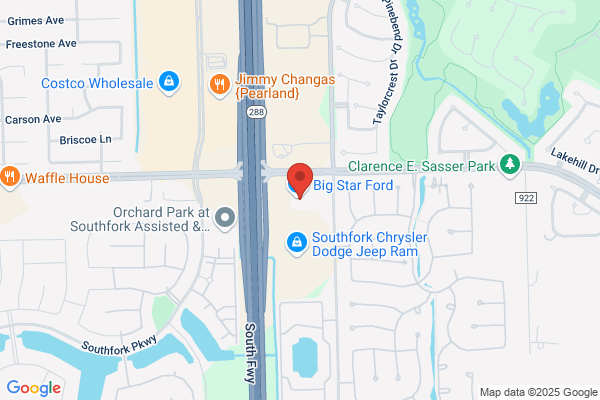 Parts Department at Big Star Ford