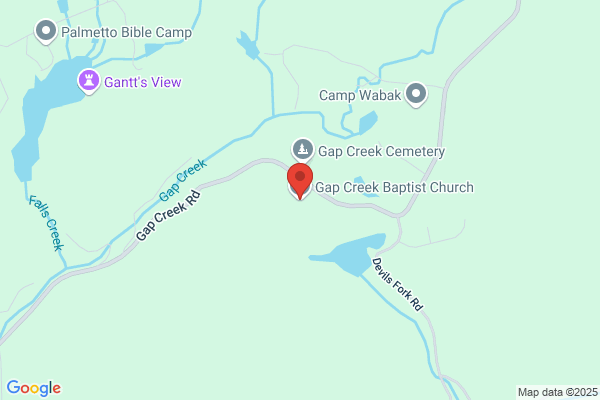 Gap Creek Baptist Church, Church