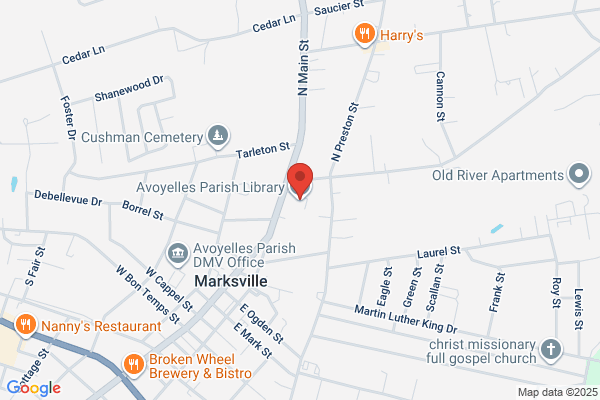 Avoyelles Parish of, Library