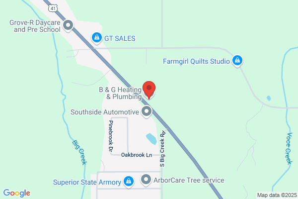B & G Heating & Plumbing Inc