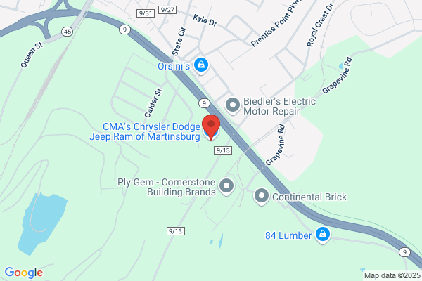CMA's Chrysler Dodge Jeep Ram of Martinsburg