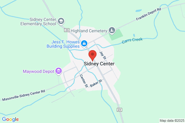 U S Government Offices, U S Postal Service, Sidney Center