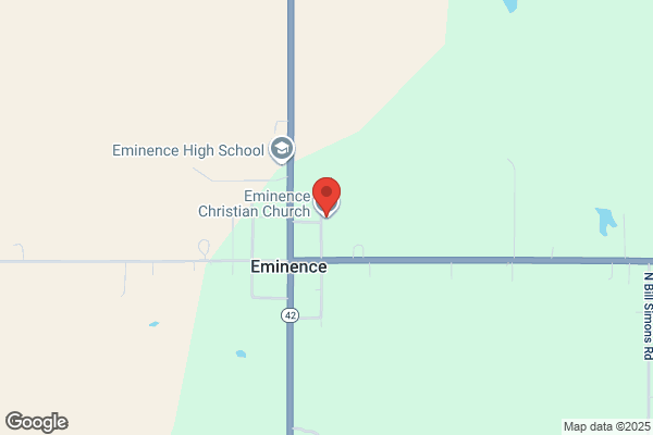 Eminence Christian Church, Church