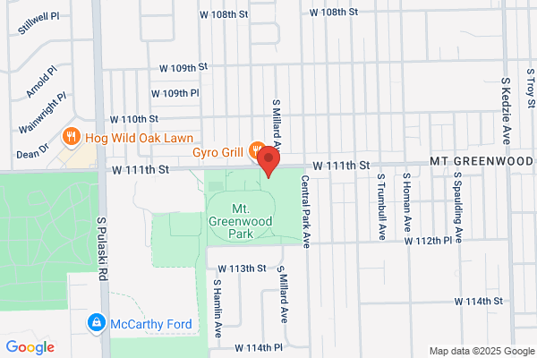 Chicago Park District, Parks & Playgrounds, Mt Greenwood