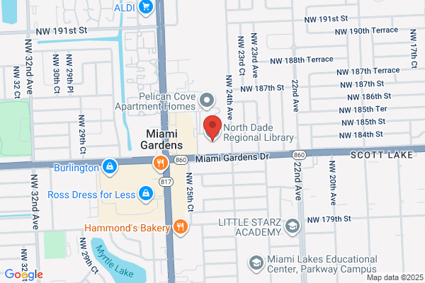 Miami-Dade County of, Libraries, Branches, North Dade Regional Library