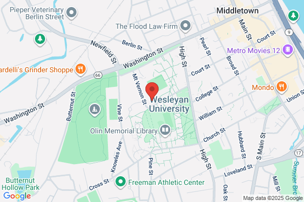 Wesleyan University, Admissions
