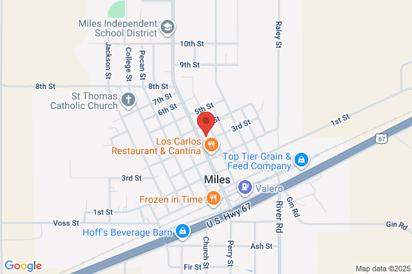 United States Government Offices, Post Offices, Miles