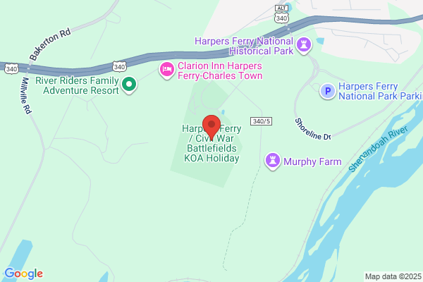 Harpers Ferry / Civil War Battlefields KOA Holiday