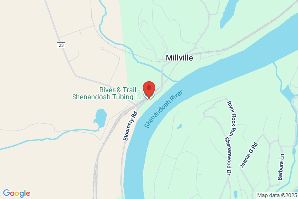 River & Trail - Shenandoah Tubing | Park & Paddle Adventures Location