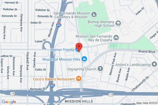 Service Department at Hamer Toyota