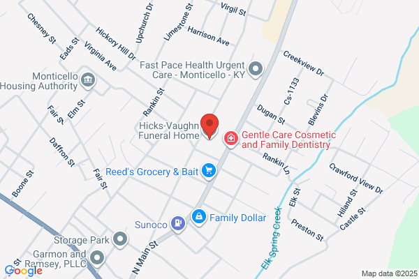 Hicks Marvin S Funeral Home Inc