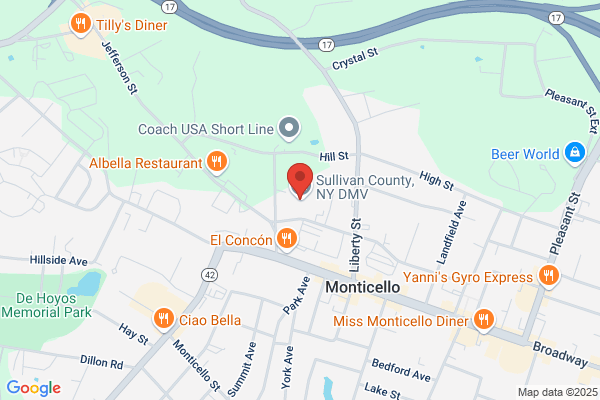 New York State of, Motor Vehicle Department