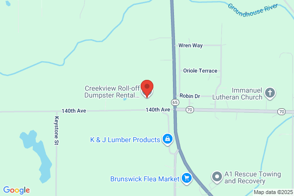 Creekview Roll-off Dumpster Rental, Construction, and Outdoor services