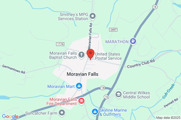 United States Government, Post Offices, Moravian Falls