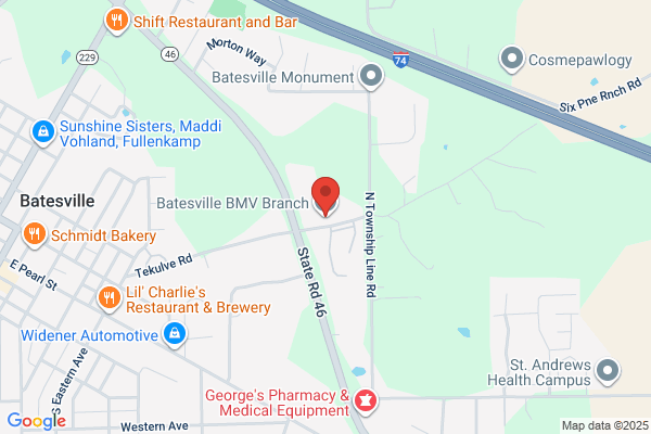 License Branch - Bmv, Batesville