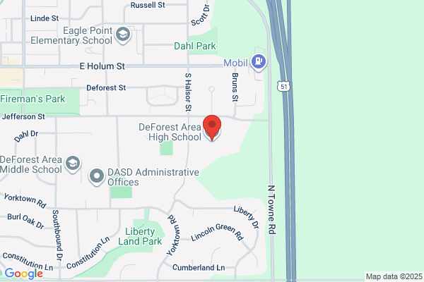 De Forest Area School District, Secondary, De Forest Area High School