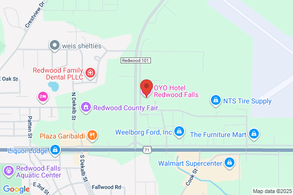 OYO Hotel Redwood Falls near Jackpot Casino