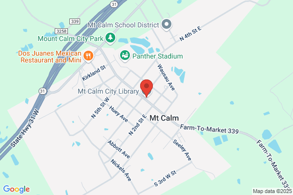 Mount Calm City of, Library