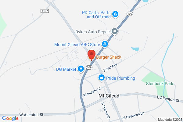 Burger Shack of Mt Gilead the