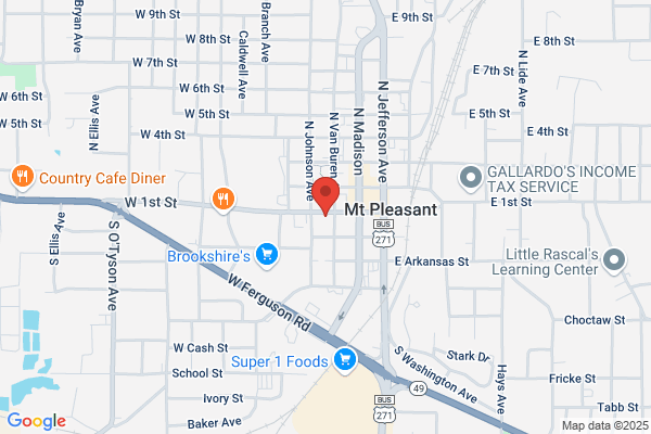 Chamber of Commerce of Mt Pleasant & Titus County