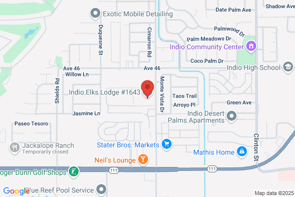 Indio Elks 1643 Mountain Retreats
