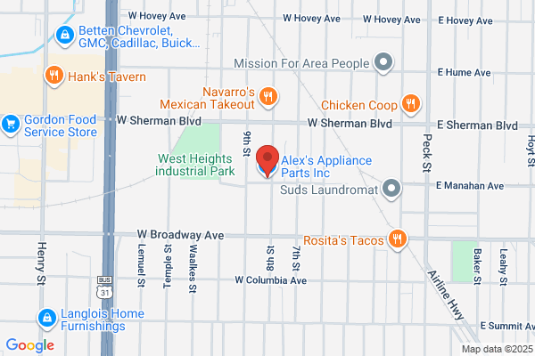 Alex's Appliance Parts Inc
