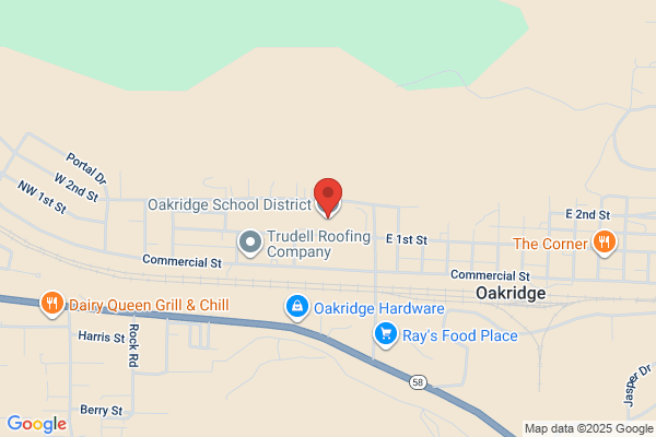 Oakridge School District, Oakridge High School