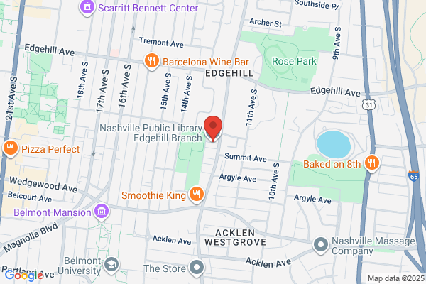 Library-Public Library of Nashville and Davidson County, Branches, Edgehill