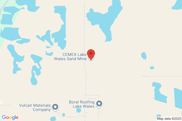 CEMEX Lake Wales Sand Mine