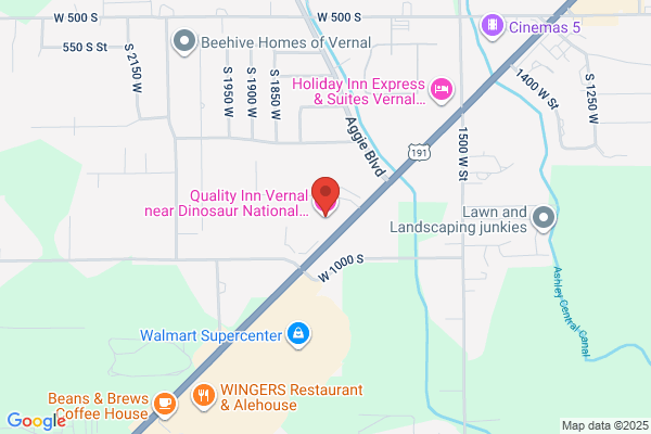Quality Inn Vernal Near Dinosaur National Monument