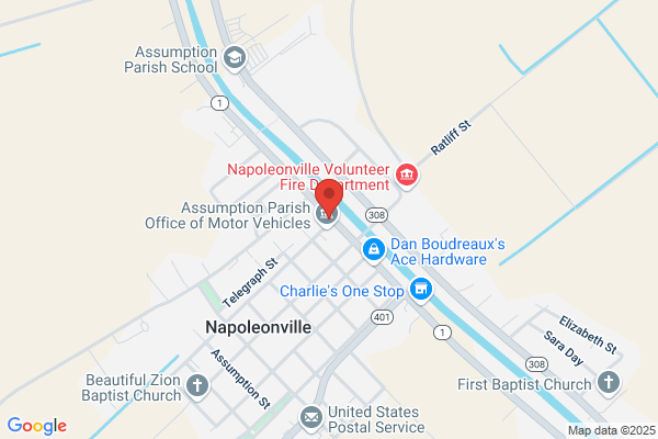Napoleonville City of, City Hall