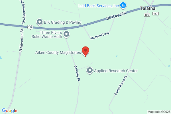 Aiken County Government, Courts & Legal, Magistrates, Jackson-Beech Island Magistrate