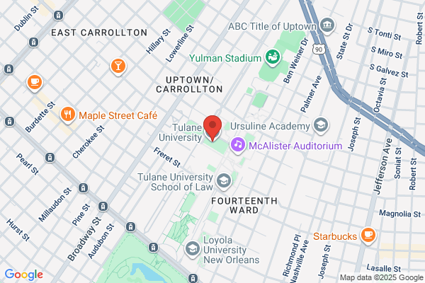 Tulane University, Bursar