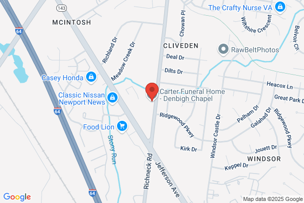 Carter Funeral Home, Denbigh Chapel