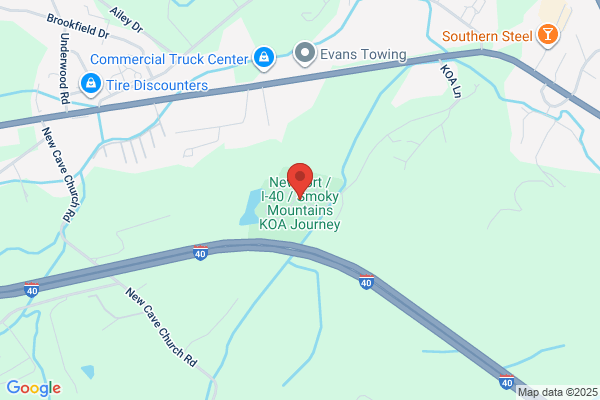 Newport / I-40 / Smoky Mountains KOA Journey