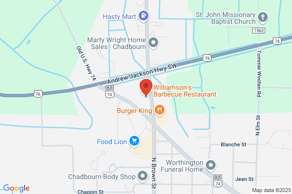 Williamson's Bar-B-Que & Seafood, Restaurant