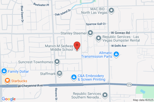 Schools Clark County Public, Middle Schools, Sedway Marvin M Ms