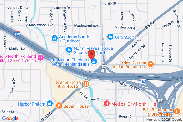 AutoNation Chevrolet North Richland Hills Service Center