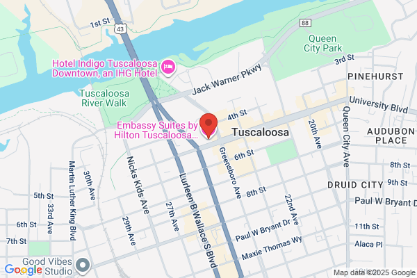 Embassy Suites by Hilton Tuscaloosa Alabama Downtown