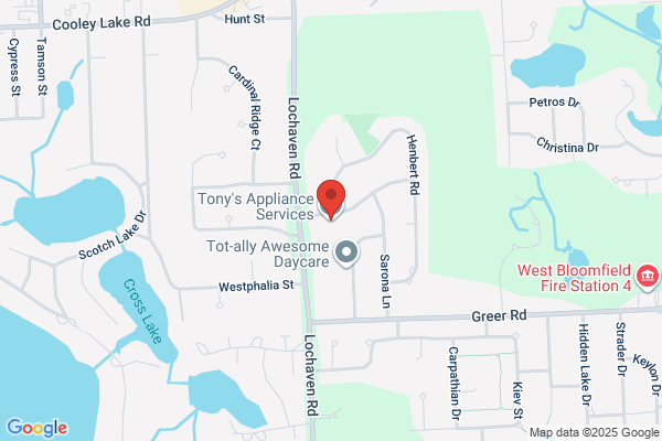 TONY'S APPLIANCE SERVICE