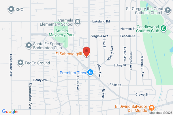 El Taco Sabroso grill