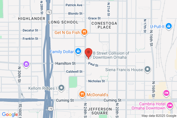 B Street Collision - Downtown Omaha