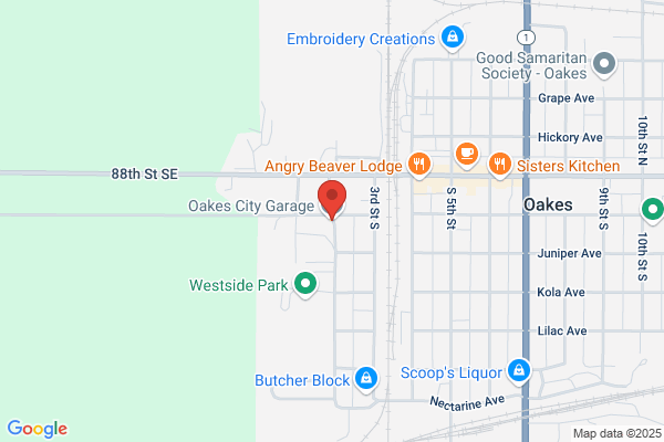 Oakes City of, City Garage