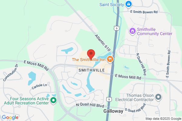 Smithville Train Station In Historic Village Green, Train Station