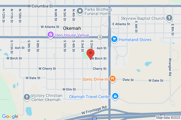 Okemah City of, Library