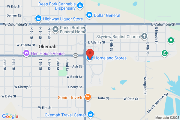 Okemah Pharmacy & Jewelry, Store
