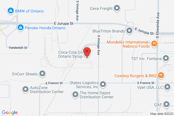 Coca Cola USA Ontario Syrup Plant