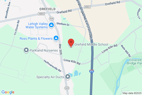 Parkland School District, Orefield Middle School